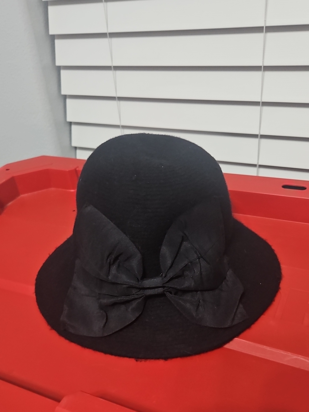 Callanan Millinery Vintage Wool Black Hat